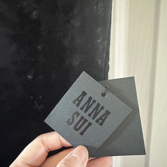 Anna Sui Crushed Velvet Maxi Dress - Picture 7 of 10